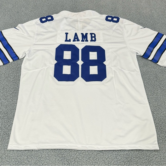 CeeDee Lamb Dallas Cowboys Jersey White Stiched Men’s Nike M L XL 2XL XXL - Picture 2 of 11